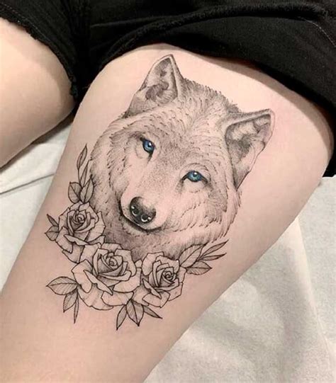 tatuajes para mujeres lobos|Tatuajes de lobos (para MUJERES): 75 buenos diseños